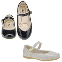 Kit 2 pares sapatilha infantil menina b2a kids 9001 preto off white