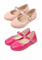 Kit 2 pares sapatilha infantil menina b2a kids 9001 rosa pink
