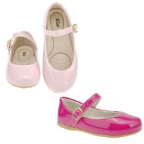 Kit 2 pares sapatilha infantil menina b2a kids 9001 rosa pink Kit 2 pares sapatilha infantil menina b2a kids 9001 rosa pink