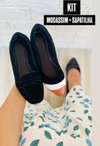 Kit 2 pares sapatilhas/mocassim 33 ao 43 tamanhos especiais