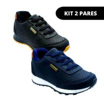 Kit 2 Pares Sapatos Infantis Masculino Tênis Infantil de Menino