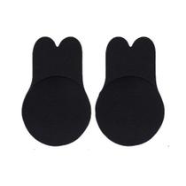 Kit 2 Pares Sutiã Adesivo Invisible Levanta Seio Push Up Orelha De Coelho - Bege - M Kit 2 Pares Sutiã Adesivo Invisible Levanta Seio Push Up Orelha De Coelho - Bege - M