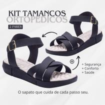 Kit 2 Pares Tamanco Chinelo Ortopédico De Dedo Anatômico Kit 2 Pares Tamanco Chinelo Ortopédico De Dedo Anatômico