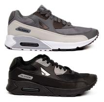 Kit 2 Pares Tênis Casual Leve Macio Confortável