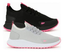 Kit 2 Pares Tênis Feminino Academia Caminhada Esportivo BF Shoes MaxPro