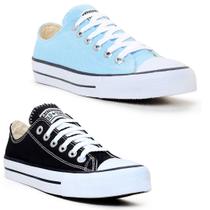 Kit 2 Pares Tênis Feminino Al Casual Star Kalum Original