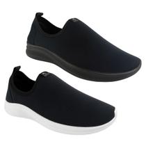 Kit 2 Pares Tênis Feminino Casual Confortável Leve Macio Ortopédico Dia a Dia Kit 2 Pares Tênis Feminino Casual Confortável Leve Macio Ortopédico Dia a Dia