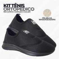 Kit 2 Pares Tênis Feminino Casual Confortável Leve Macio Ortopédico Dia a Dia