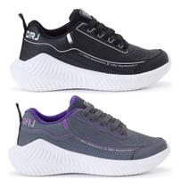 Kit 2 Pares Tênis Feminino Daruj Esportivo Leveza E Conforto Kit 2 Pares Tênis Feminino Daruj Esportivo Leveza E Conforto