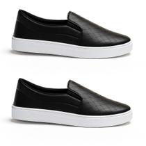 Kit 2 Pares Tênis Feminino Sapatênis Estiloso e Calce Fácil para o Dia a Dia