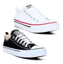 Kit 2 Pares Tênis Feminino Star Kalum All Confortável Oferta Kit 2 Pares Tênis Feminino Star Kalum All Confortável Oferta
