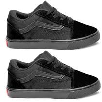 Kit 2 Pares Tenis Infantil Old Skol Unissex Menino Menina Kit 2 Pares Tenis Infantil Old Skol Unissex Menino Menina