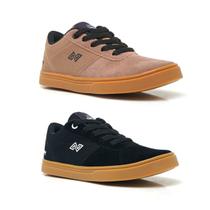Kit 2 Pares Tênis Infantil Preto Bege Menino Casual Sapatenis Skatista Kit 2 Pares Tênis Infantil Preto Bege Menino Casual Sapatenis Skatista