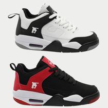 Kit 2 Pares Tênis Masculino Feminino Casual Estiloso e Confortável Para Skatista