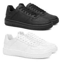 Kit 2 Pares Tênis Masculino Force Casual Confortável Oferta