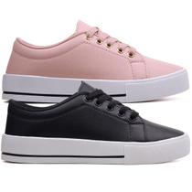 Kit 2 Pares Tênis Off Star Casual Feminino Conection