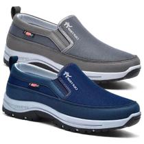 Kit 2 Pares Tênis Sapatilha Masculino Casual Aquatico de Trilha Resistente Impermeável Solado Costur Kit 2 Pares Tênis Sapatilha Masculino Casual Aquatico de Trilha Resistente Impermeável Solado Costur