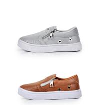 Kit 2 ParesTênis Passeio Escolar Infantil Escola Menino Menina Sem Cadarço Calce FÁCIL Kit 2 ParesTênis Passeio Escolar Infantil Escola Menino Menina Sem Cadarço Calce FÁCIL