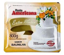 Kit 2 Pasta Americana Baunilha Extra Macia Arcolor 800gr