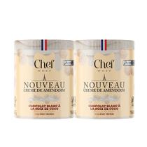 Kit 2 Pasta de Amendoim Com Proteína Whey Protein 600g Chef Whey