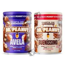 Kit 2 Pasta de amendoim Dr Peanut 250g Sabores Zero Açucares Sem Glúten 2 Unidades Experimente! Sabores:Avelã e Buenissi