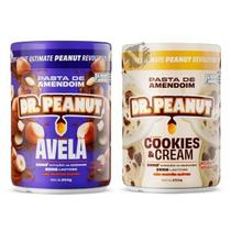 Kit 2 Pasta de amendoim Dr Peanut 250g Sabores Zero Açucares Sem Glúten 2 Unidades Experimente! Sabores:Avelã e Cookies
