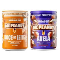 Kit 2 Pasta de amendoim Dr Peanut 250g Sabores Zero Açucares Sem Glúten 2 Unidades Experimente! Sabores:Avelã e Doce de