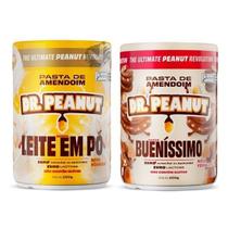 Kit 2 Pasta de amendoim Dr Peanut 250g Sabores Zero Açucares Sem Glúten 2 Unidades Experimente! Sabores:L. em pó e Bueni