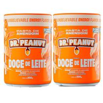 Kit 2 Pasta de Amendoim Dr.Peanut Sabor Doce de Leite 250g