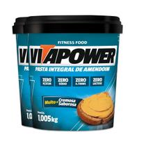 Kit 2 Pasta De Amendoim Vitapower Integral 1Kg