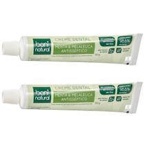 Kit 2 Pasta de Dente Natural Vegana Boni Menta e Melaleuca