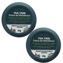 Kit 2 Pasta De Melaleuca Tea Tree Antisséptico 30G - Vedis Kit 2 Pasta De Melaleuca Tea Tree Antisséptico 30G - Vedis