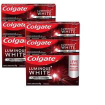 Kit 2 Pasta Dental Colgate White Carvão Ativado 70g C/4un