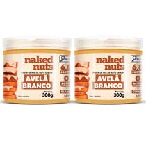 Kit 2 Pasta Mix de Nuts Avelã Branco Naked Nuts 300g