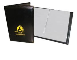 Kit 2 Pastas Cardapio Em material sintético Luxo Tamanho A4 4 Bolsas Kit 2 Pastas Cardapio Em material sintético Luxo Tamanho A4 4 Bolsas