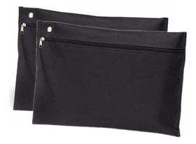 Kit 2 Pastas Malote PRETA Oficio c/ zíper MAXCRIL - 10030003 Kit 2 Pastas Malote PRETA Oficio c/ zíper MAXCRIL - 10030003