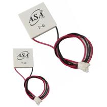 Kit 2 Pastilha T41 Termoelétrica Peltier Placa 40x40mm Asafan Refrigeração Kit 2 Pastilha T41 Termoelétrica Peltier Placa 40x40mm Asafan Refrigeração