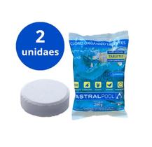 Kit 2 Pastilhas Cloro Orgânico200g Astralpool Piscina Kit 2 Pastilhas Cloro Orgânico200g Astralpool Piscina