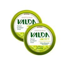 Kit 2 Pastilhas Valda Diet Citrus Mentolado Sem Açúcar 50g
