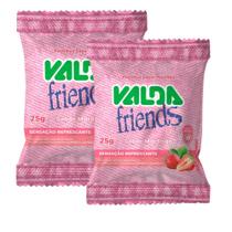 Kit 2 Pastilhas Valda Friends Sabor Morango 25g