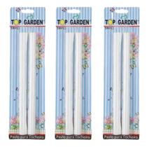 Kit 2 Pavios Tocha Bambu 5 A 8 Horas De Queima 100% Algodão Kit 2 Pavios Tocha Bambu 5 A 8 Horas De Queima 100% Algodão