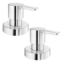 Kit 2 Pc Acabamento Docol P/ Registro Deca 1.1/4 1.1/2 Gali