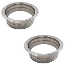 Kit 2 pçs Aro Acabamento p/ furo de 15cm na bancada Aço Inox Kit 2 pçs Aro Acabamento p/ furo de 15cm na bancada Aço Inox