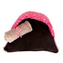Kit 2 Pçs Cama Iglu e Toca e Saco de Dormir Pet 2 em 1 Téo Impermeável Kit 2 Pçs Cama Iglu e Toca e Saco de Dormir Pet 2 em 1 Téo Impermeável