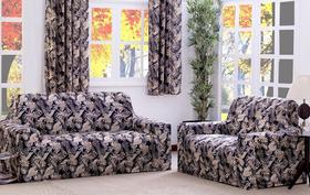 Kit 2 Pçs Capa Protetora de Sofá Padrão 2 e 3 Lugares Adere Estampado Face Única Malha Gel Floral Kit 2 Pçs Capa Protetora de Sofá Padrão 2 e 3 Lugares Adere Estampado Face Única Malha Gel Floral