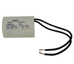 Kit 2 pçs - capacitor de partida 12uf x 400v - 12ufx400v