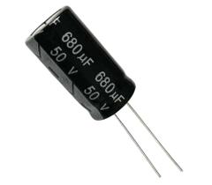 KIT 2 PÇS CAPACITOR ELETROLITICO 680X50V - 680UF X 50V 105º GRAUS