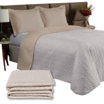 Kit 2 Pçs Cobre Leito Solteiro Clara Dupla Face