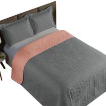 Kit 2 Pçs Cobre Leito Solteiro Clara Dupla Face