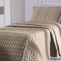 Kit 2 Pçs Cobre Leito Solteiro Heitor Hipercal 400 Fios Bordado